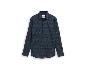 TOM TAILOR Camicia navy / blu ciano / rosso / bianco Uomo TOM TAILOR L