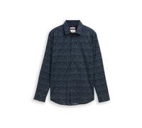 TOM TAILOR Camicia navy / blu ciano / rosso / bianco Uomo TOM TAILOR XL