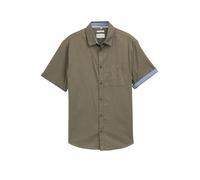 TOM TAILOR Camicia Regular Fit oliva | S