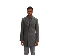 TOM TAILOR Cappotto di Lana, Uomo, Grigio (Grey Wool Structure 30505), 3XL