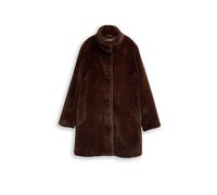 TOM TAILOR Cappotto in pelliccia sintetica marrone | S