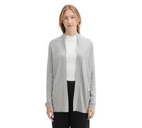 TOM TAILOR Cardigan Donna, 21373 - Medium Silver Grey Melange, S