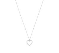TOM TAILOR - Collana da Donna in Argento 925 - con Zircone - Ciondolo a Cuore - TT-N0058