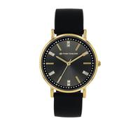 TOM TAILOR - Da Donna Quarzo Orologio da polso - Lega Cassa in oro - silicone Cinturino - Impermeabile 3 Bar - con Cristallo synt