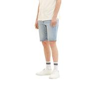 TOM TAILOR Denim 1035517 Bermuda Jeans Shorts, 10118 - Used Light Stone Blue Denim, S Uomo