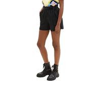 TOM TAILOR Denim 1035702 Bermuda Shorts, Nero (14482-Deep Black), XS Donna