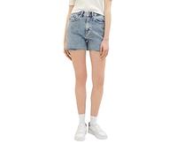 TOM TAILOR Denim 1035886 Bermuda Jeans Shorts, Blu (10126-Acid Washed Blue Denim), XL Donna
