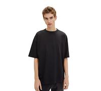 TOM TAILOR DENIM Maglietta nero, Taglia XXL