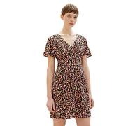 Tom Tailor Denim 1036825 Vestito, 31952-Stampa Fiore Nero, XL Donna