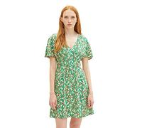Tom Tailor Denim 1036825 Vestito, 31953-Stampa Fiore Verde, S Donna