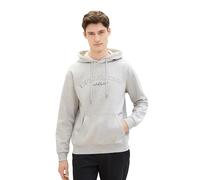 TOM TAILOR Denim 1040028 Maglia di Tuta, 15398-Light Stone Grey Melange, L Uomo