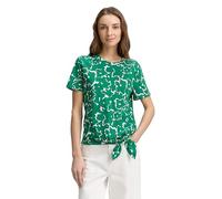 TOM TAILOR Denim 1040186 T-Shirt, 37129-Abstract Green Flower Print, M Donna