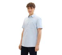 TOM TAILOR Denim 1041383 Camicia, 36370-Kentucky Blue Chambray, XS Uomo