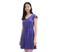 TOM TAILOR Denim 1041995 Vestito, 35362-Vibrant Purple, L Donna