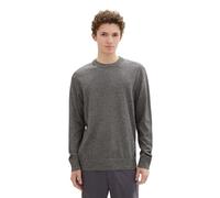TOM TAILOR Denim 1042509 Pullover, 36274-grey Tonal Mouline, XL Uomo