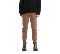TOM TAILOR Denim 1042559 Regular Tapered Cargo Pantaloni, 14525-Chocolate Brown Beige, M Uomo