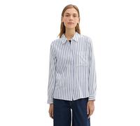 TOM TAILOR Denim 1043163 Camicia da Donna, 35949-white Blue Stripe, M