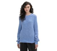 TOM TAILOR Denim 1043309 Pullover, 20876-Sicilian Blue Melange, M Donna