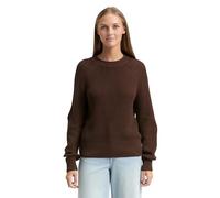 TOM TAILOR Denim 1043309 Pullover, 38824-Soft Chocolate Brown, L Donna