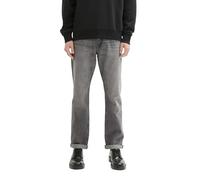 TOM TAILOR Denim 1043456 Aedan Straight Jeans, 10219-used Mid Stone Grey Denim, 32W x 32L Uomo