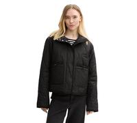 TOM TAILOR Denim 1044454 Giacca Donna, 14482 - Deep Black, L