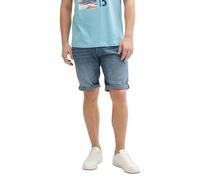 TOM TAILOR Denim 1044990 Bermuda Jeans Shorts, 10162-mid Stone Blue Grey Denim, M Uomo