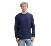 TOM TAILOR Denim 1045030 T-Shirt, 34590-Mirtillo Scuro, M Uomo
