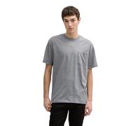 TOM TAILOR Denim 1045048 T-Shirt, 37694-black White Mini Stripe, XL Uomo