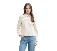 TOM TAILOR Denim 1045526 Giacca di Jeans, 10332-off White, M Donna