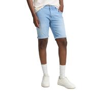 TOM TAILOR Denim 1046311 Bermuda Jeans Shorts, 37701-Light Bright Blue, XL Uomo