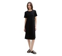 TOM TAILOR Denim 1047101 Vestito, 14482-Deep Black, L Donna