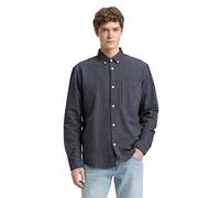 TOM TAILOR Denim 1049377 Camicia da Uomo, 39056-navy Blue Stripe, XXL