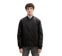 TOM TAILOR Denim Bomber Falso Giacca in Pelle da Uomo, 29999 - Black, L