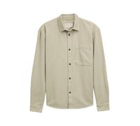 Tom Tailor Relaxed Garment Dye Long Sleeve Shirt Beige XL Uomo