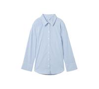 Tom Tailor Striped Poplin Long Sleeve Shirt Blu M Donna
