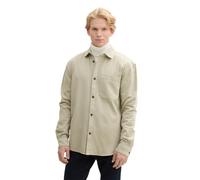 TOM TAILOR Denim 1045179 Camicia, 35723-Beige Abbey Stone, S Uomo
