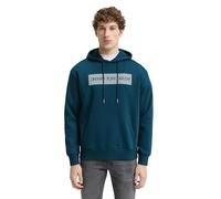 TOM TAILOR Denim Felpa da Uomo, 21179 - Deep Pond Green, S