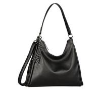 TOM TAILOR Denim Finna Hobo Bag - Borsa a tracolla da donna, taglia media, Nero, Mittelgroß
