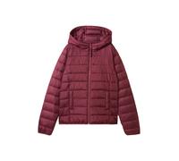 TOM TAILOR Denim Cappotto trapuntato leggero da donna con cappuccio, 35736 - Deep Wine Red, M