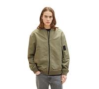 TOM TAILOR Denim Giacca, Uomo, Verde (Dusty Olive Green 10415), L