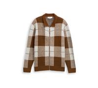TOM TAILOR DENIM Giacchetta marino / marrone / bianco Uomo TOM TAILOR DENIM L marino / marrone / bianco