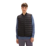 TOM TAILOR Denim Gilet trapuntato leggero da uomo, 29999 - Black, S