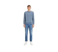 TOM TAILOR Denim Jeans Adean Straight, Uomo, Blu (Destroyed Light Stone Blue Denim 10122), 34W / 34L