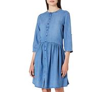 TOM TAILOR Denim Le signore Abito in denim con arricciature 1024137, 10110 - Blue Denim, S