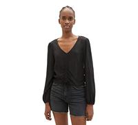 TOM TAILOR Denim Le signore Camicetta 1035439, 14482 - Deep Black, M
