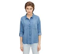 TOM TAILOR Denim Le signore Camicia oversize in denim 1024141, 10110 - Blue Denim, M