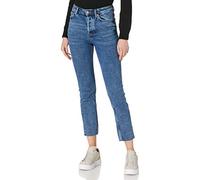 TOM TAILOR Denim Le signore Lotte Highwaist Jeans Straight 1024241, 10119 - Used Mid Stone Blue Denim, 26