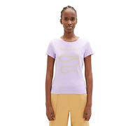 TOM TAILOR Denim Le signore Maglietta 1035383, 31042 - Lilac Vibe, XL