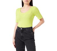 TOM TAILOR Denim Le signore Maglietta 1035388, 24702 - Neon Lime, XL