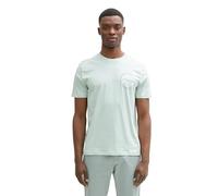 TOM TAILOR Denim Maglietta Basic da Uomo con Logo Stampato
